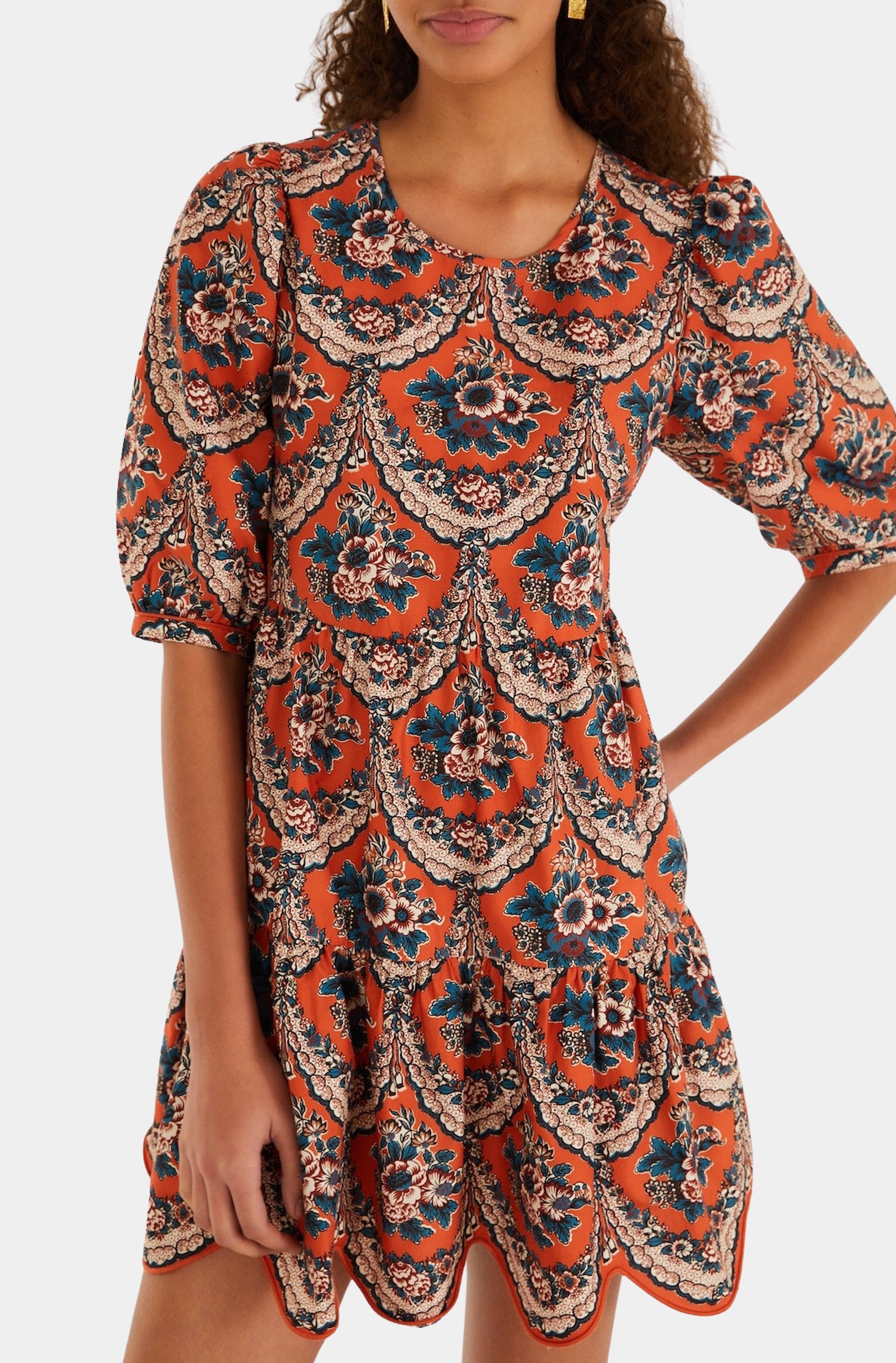 victorian mini dress Floral Terracotta – Hemline Oxford the way the product Tuxedo Gown – Catherine MD_A1030559 Size:US 11 / EU 43