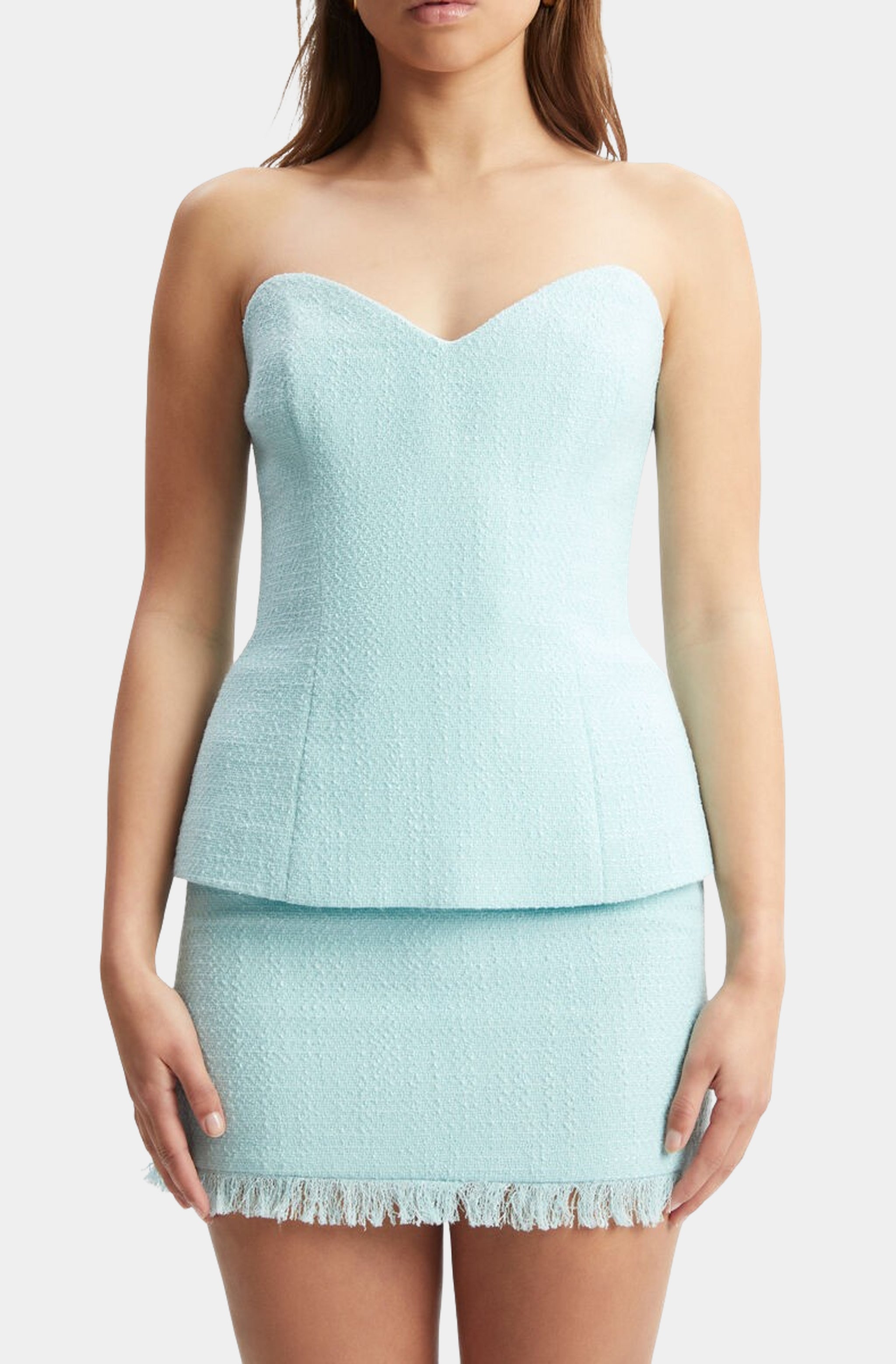 Mariska Longline Strapless Top