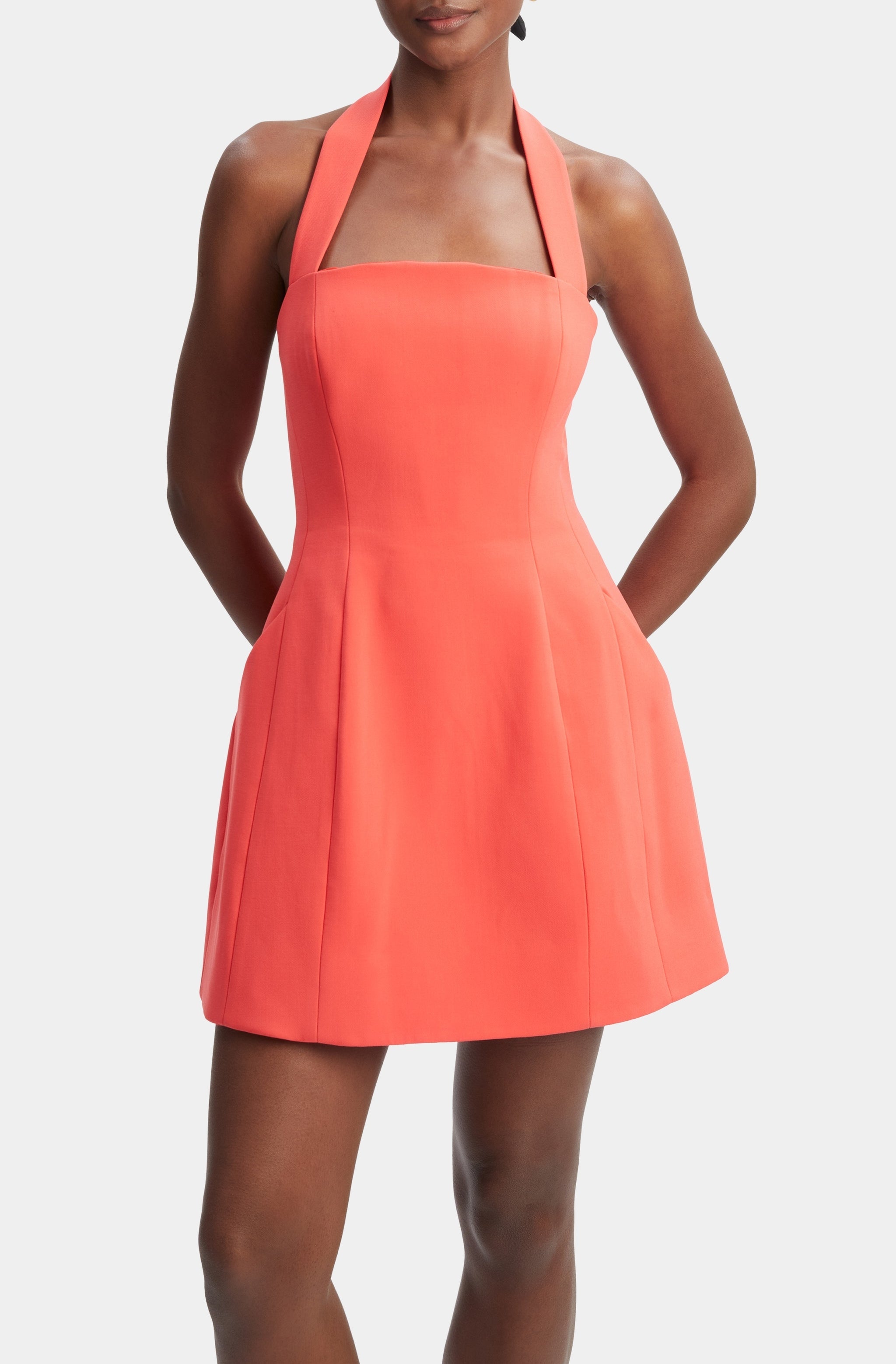 Nevelle Hourglass Halter Dress