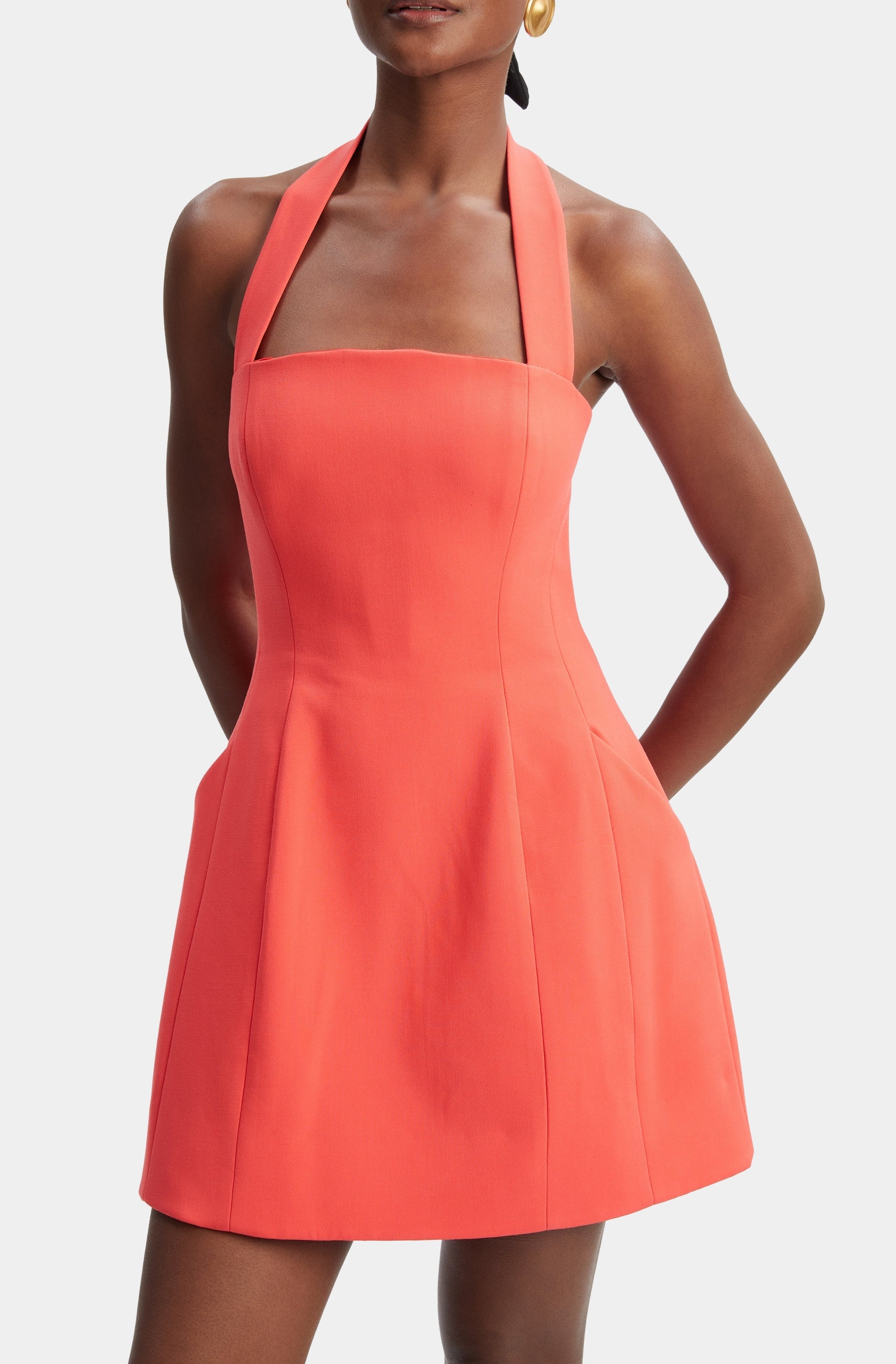 Nevelle Hourglass Halter Dress