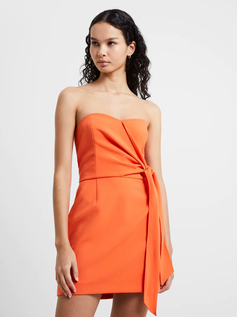 Whisper Strapless Bow Dress