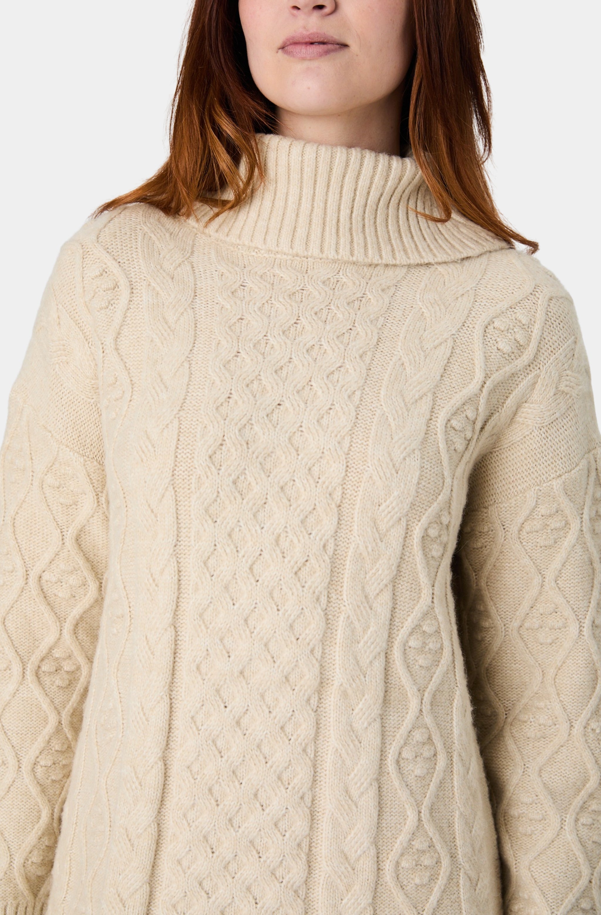 Makira Knit Turtleneck Mini Dress