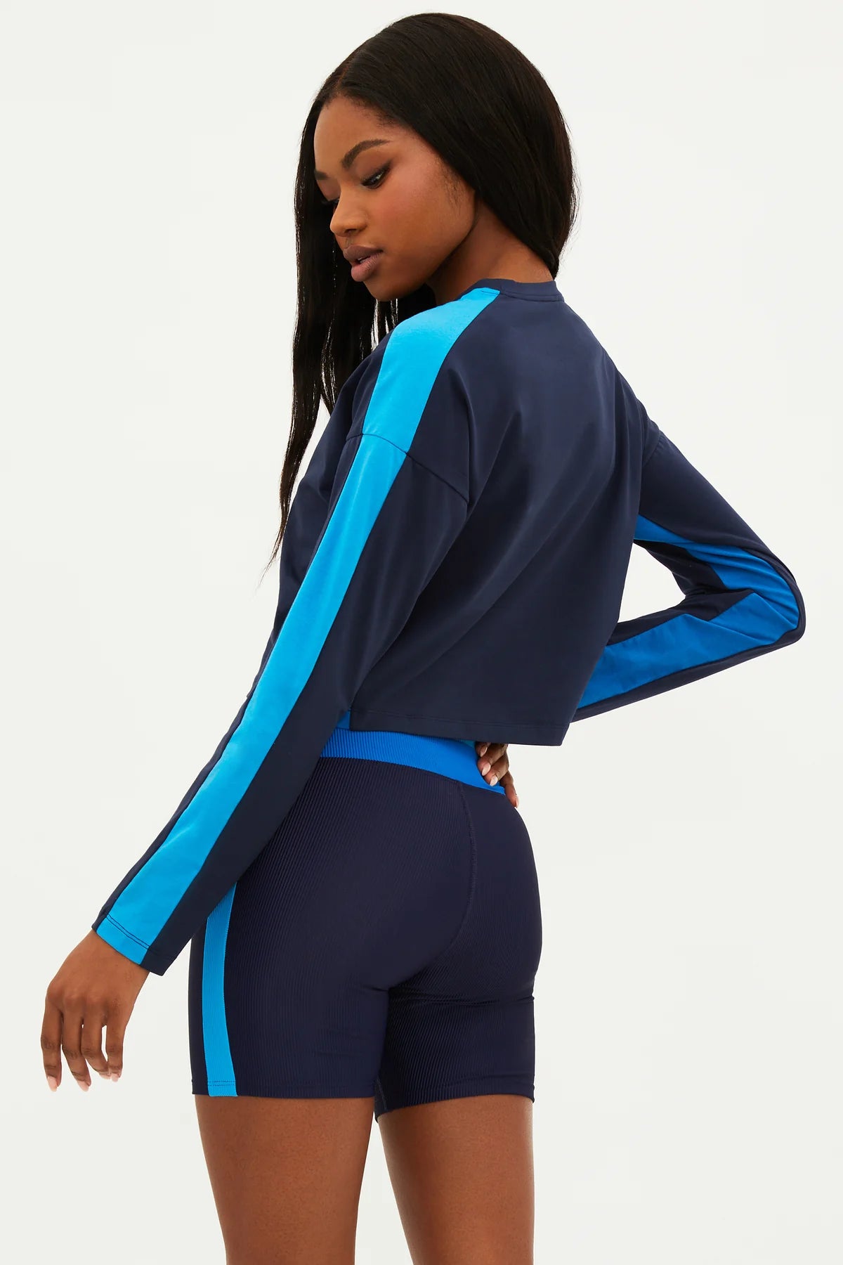 Paneled Rapids Long Sleeve Top