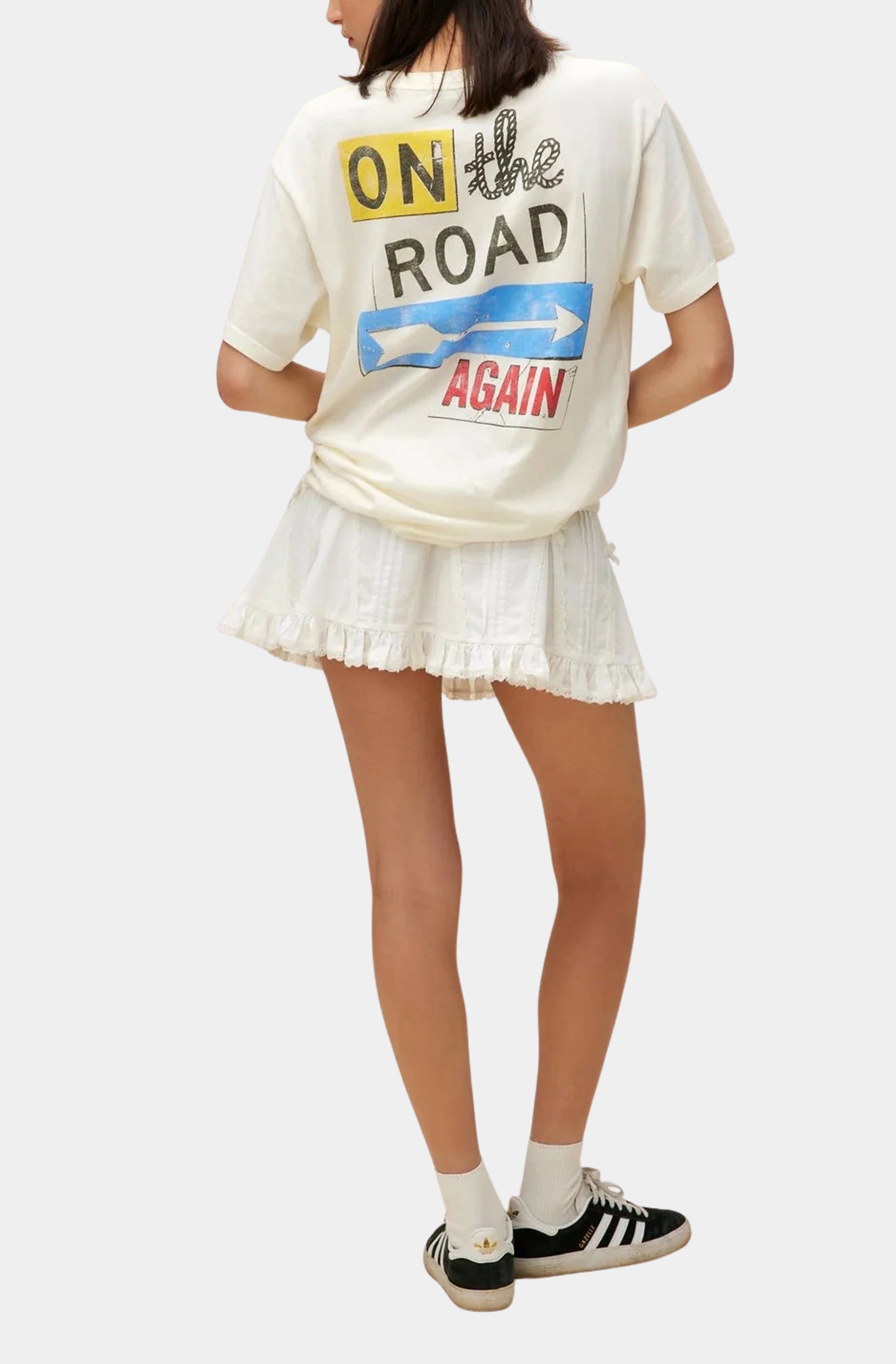 Willie Nelson On The Road Again Boyfriend Tee