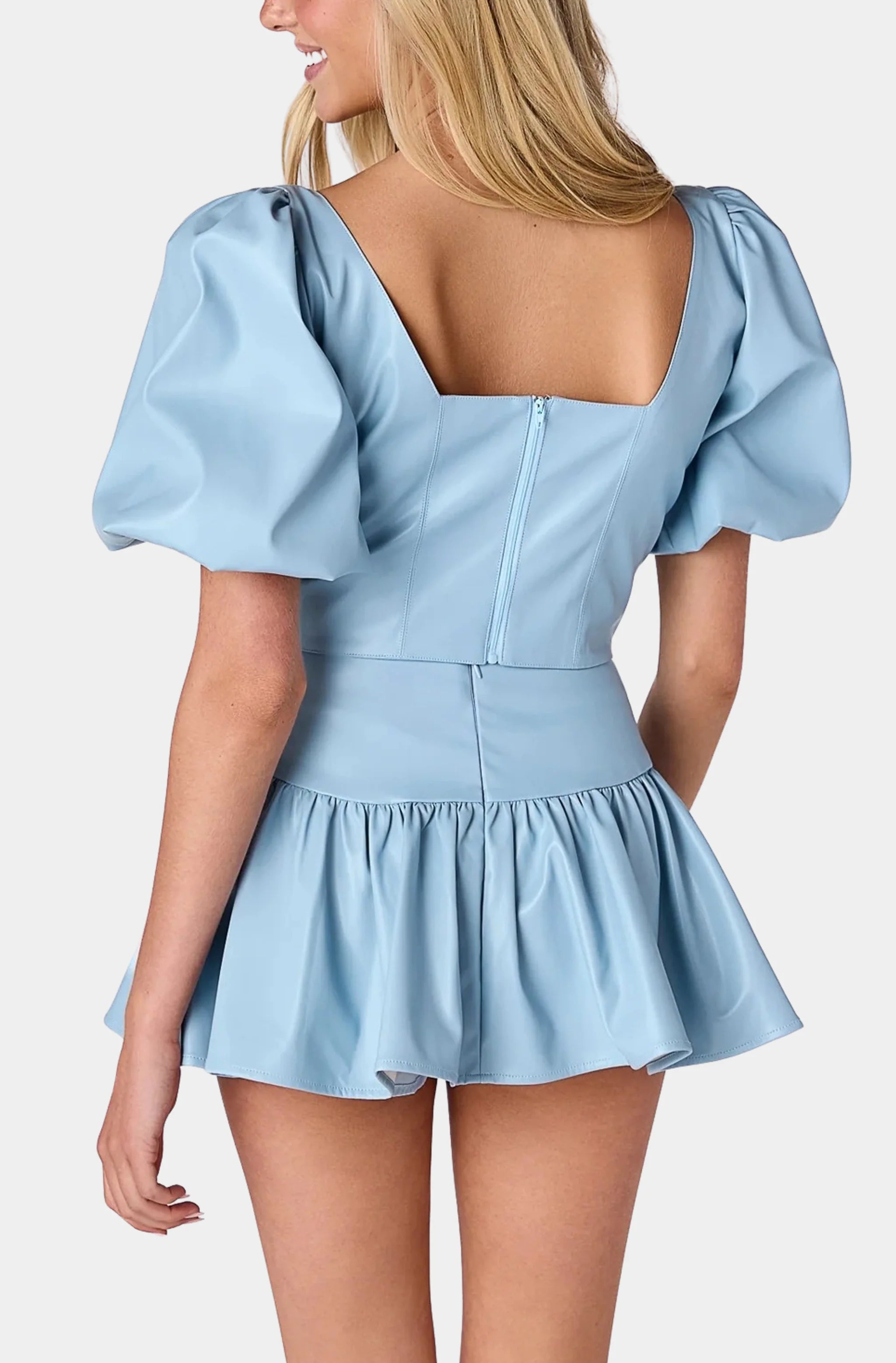 Lillian Leather Top