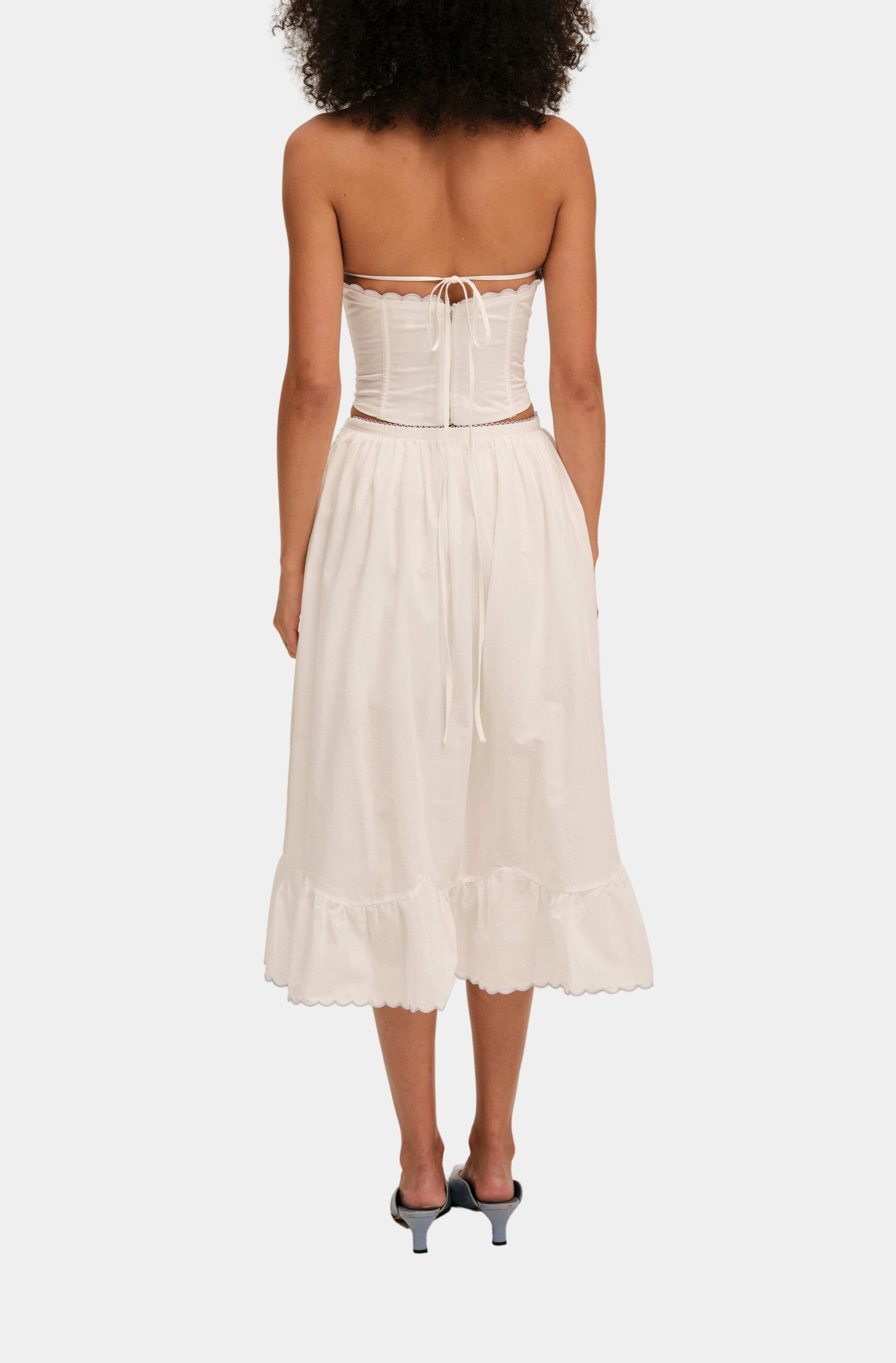 Tea Time Poplin Bustier