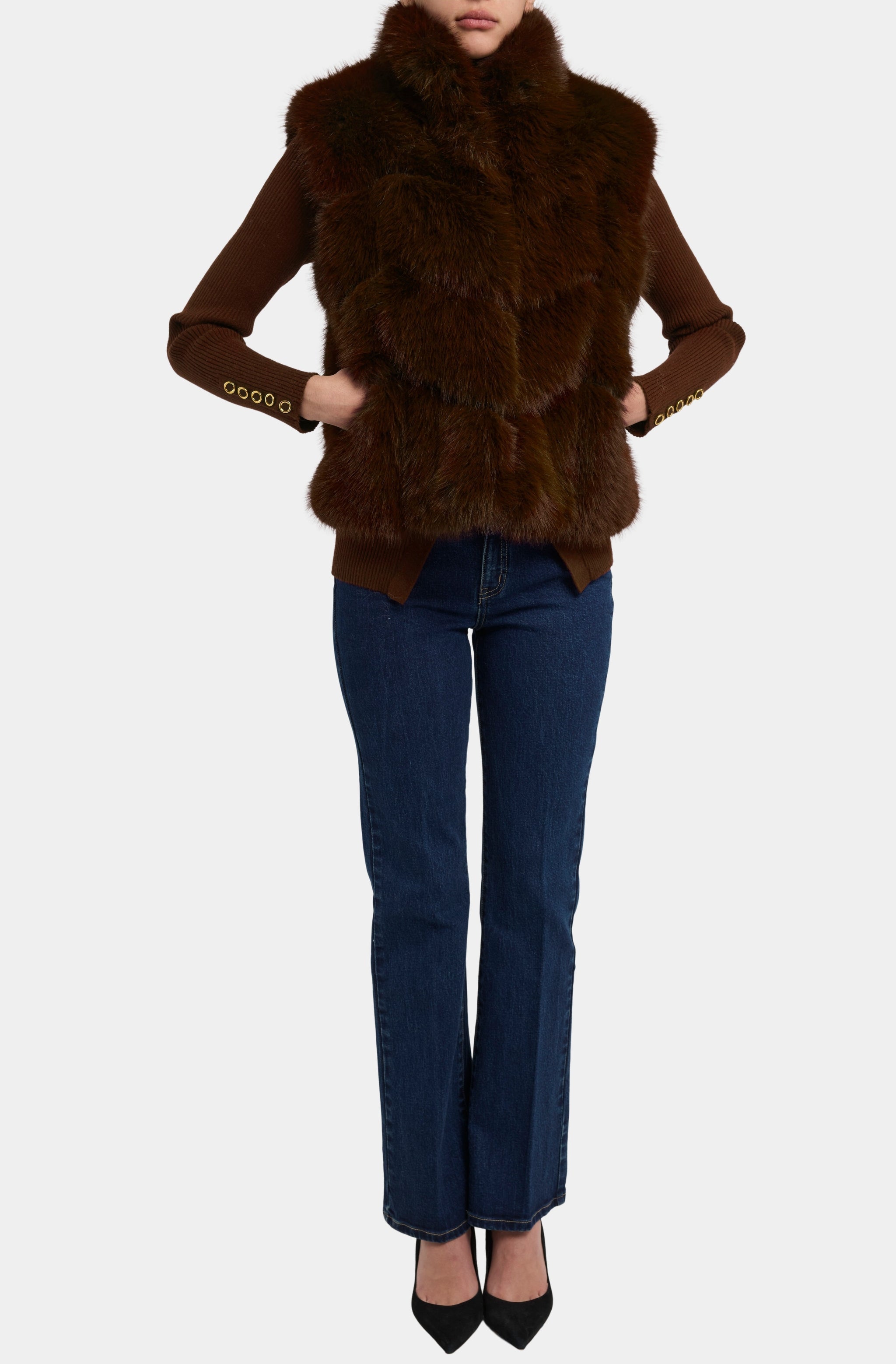 Rosario Faux Fur Vest