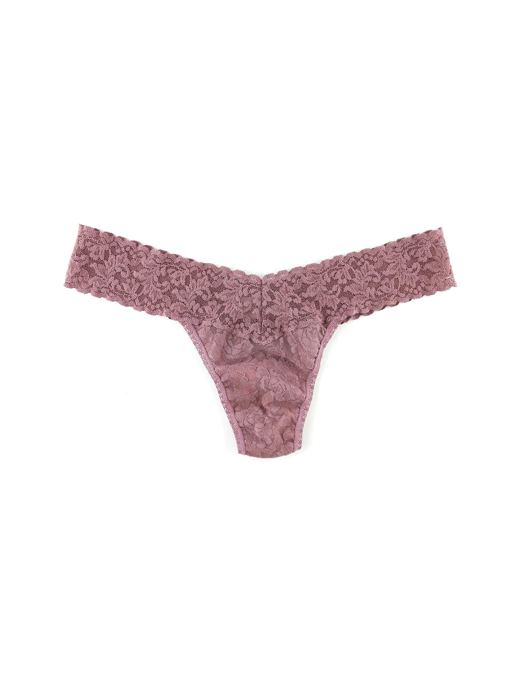Signature Lace Low Rise Thong