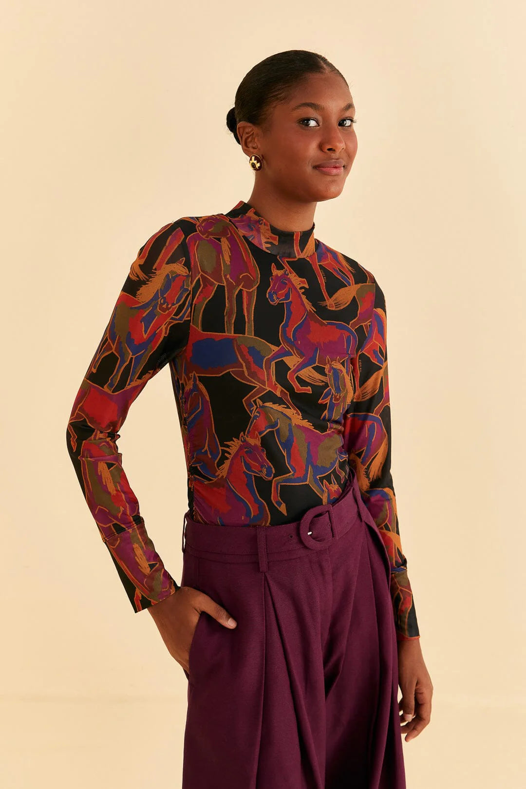 Wild Horses Black Tulle