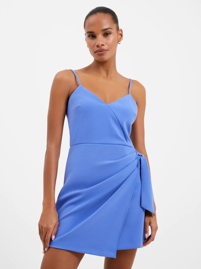 Whisper V Neck Bow Envelope Dress