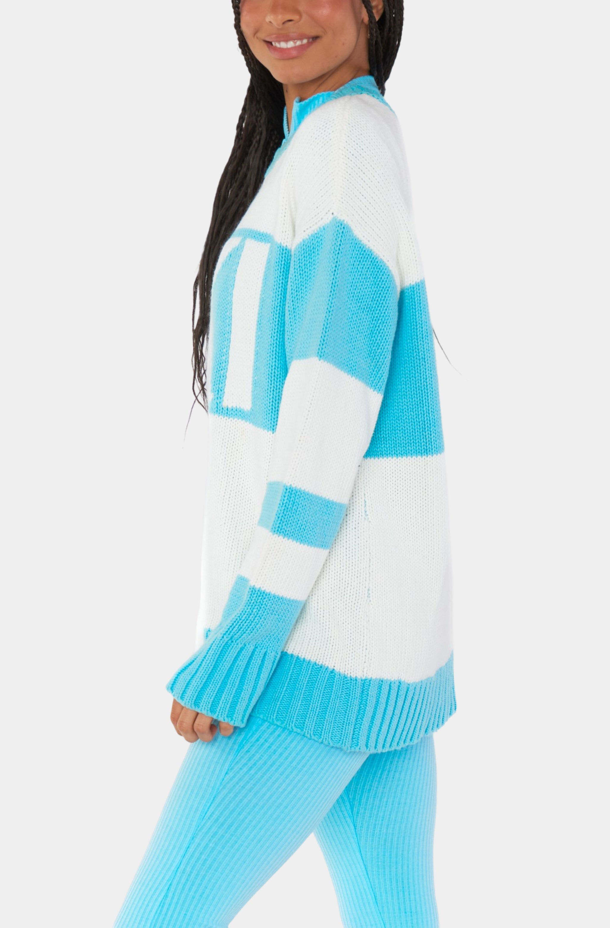 Ski In Sweater