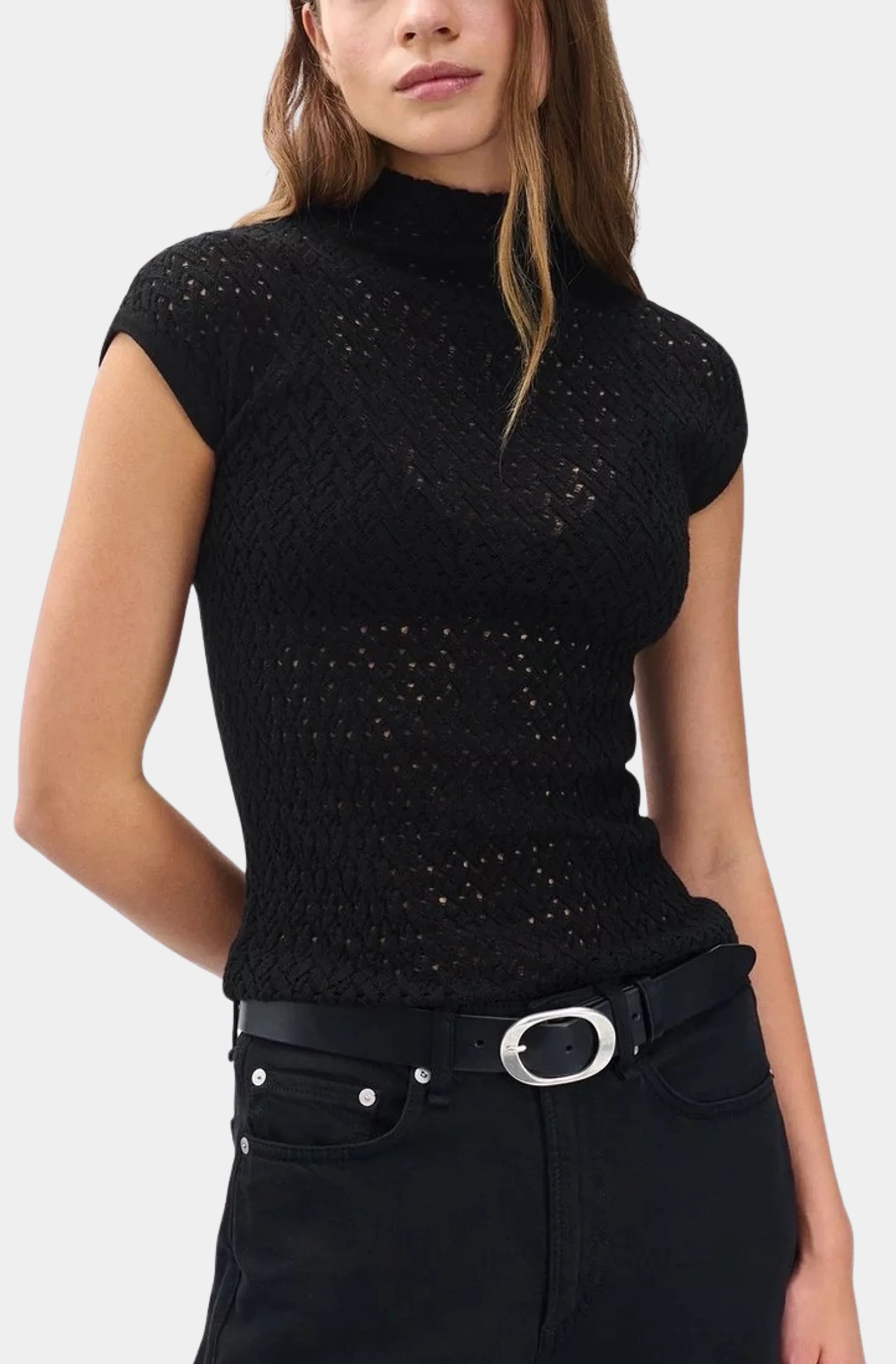 Tana Merino Cap Sleeve Sweater