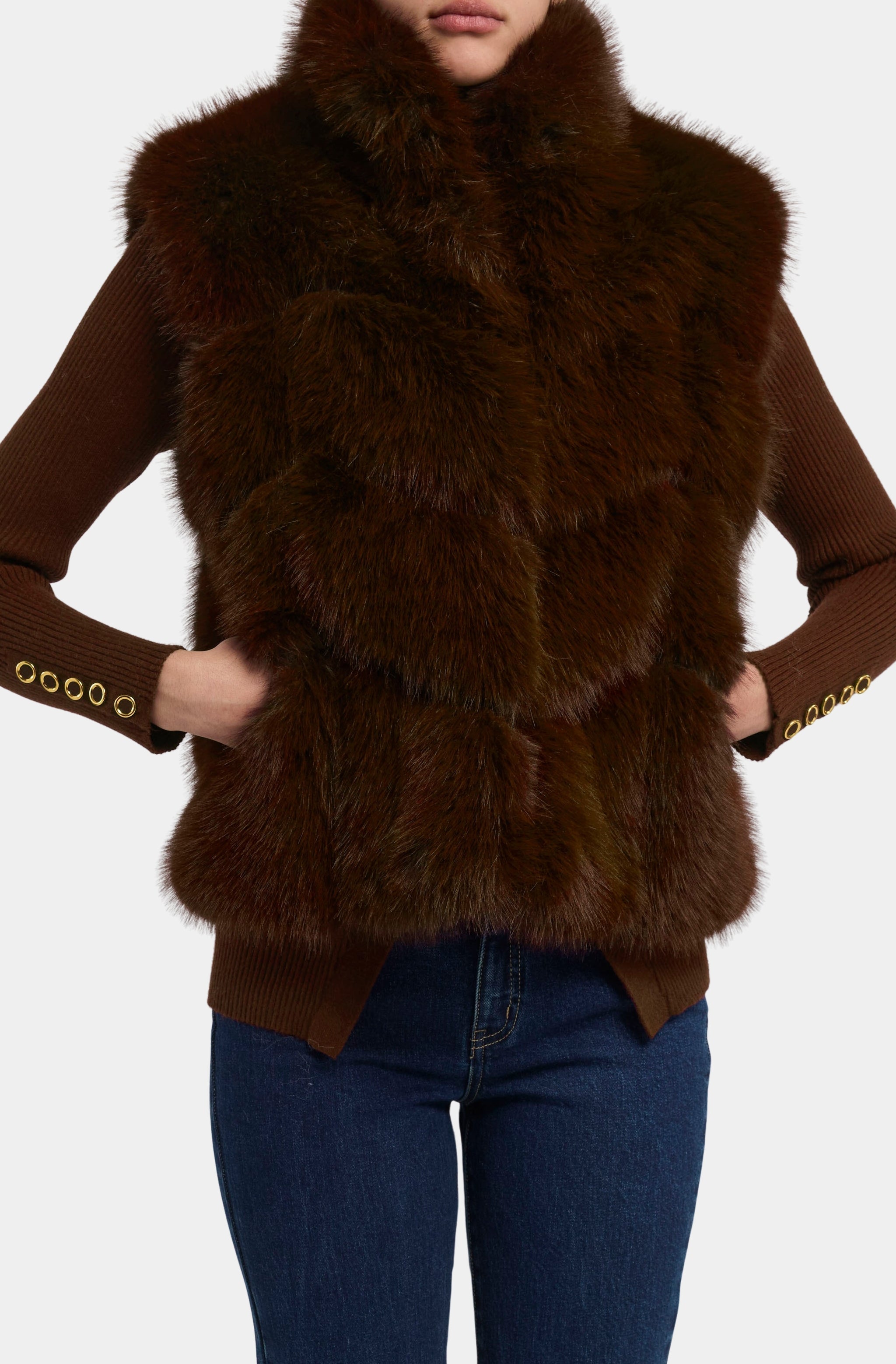 Rosario Faux Fur Vest