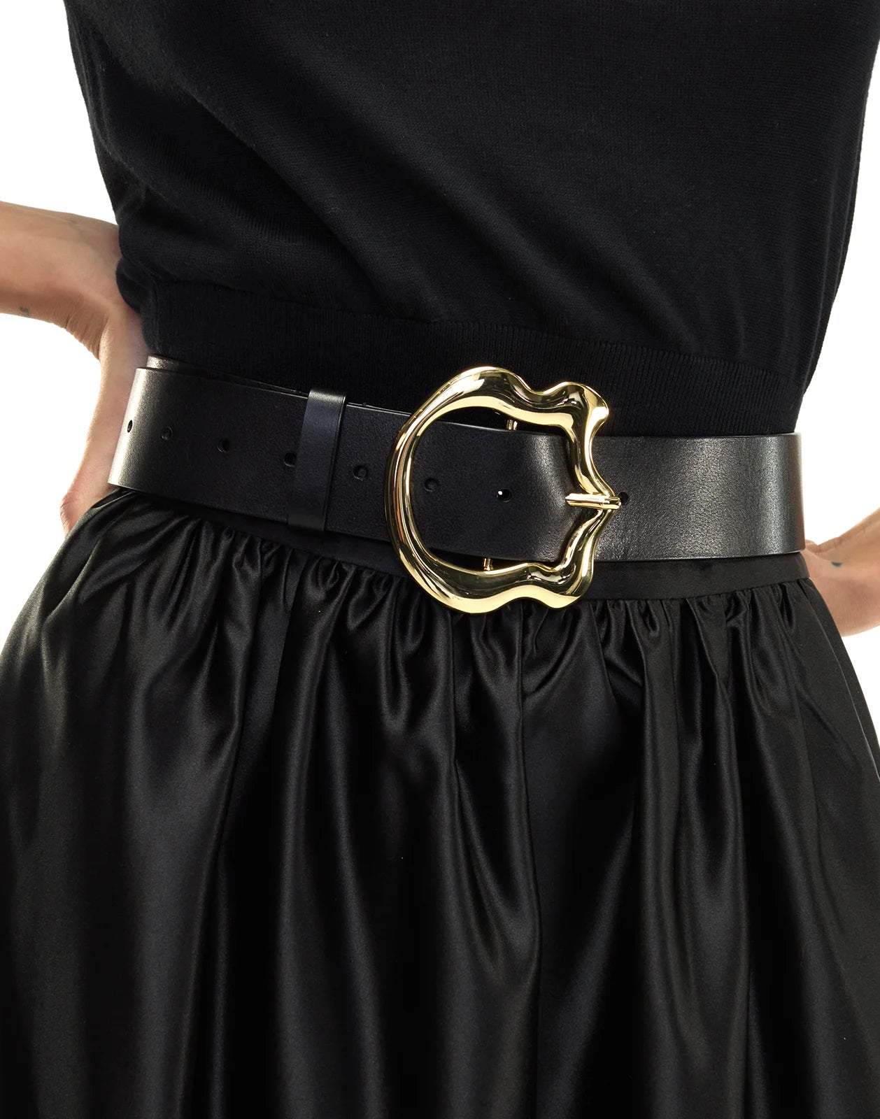 Signature Gold Buckle Belt