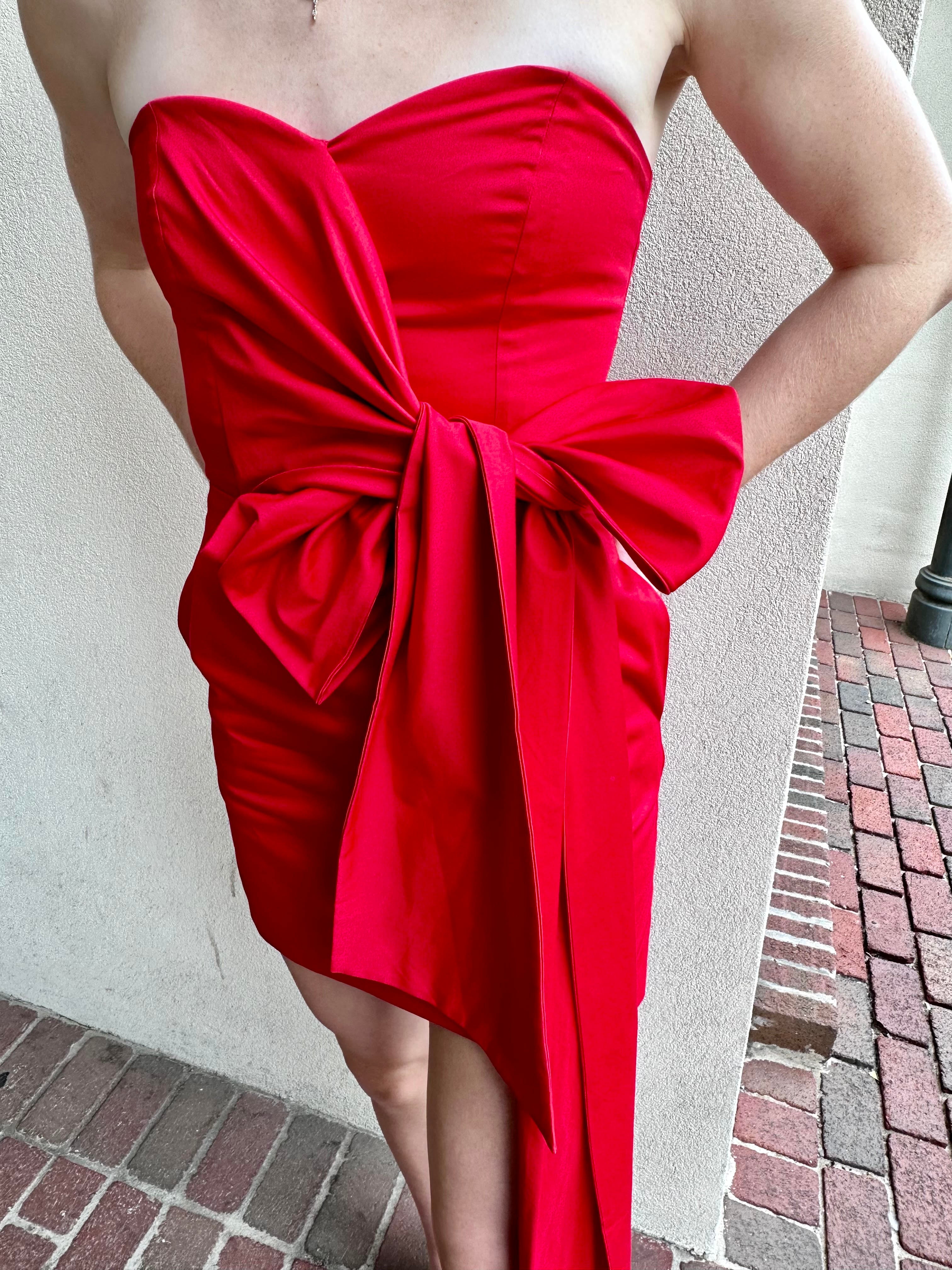 Florida Winter Strapless Dress
