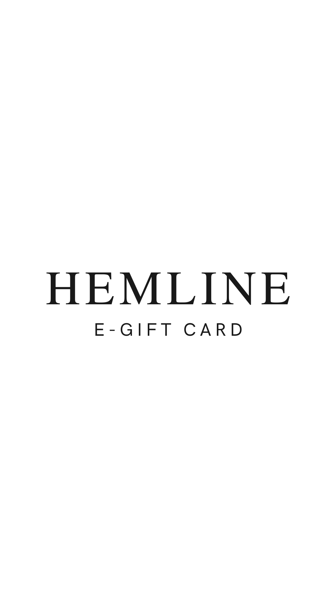 Hemline Oxford E-Gift Card