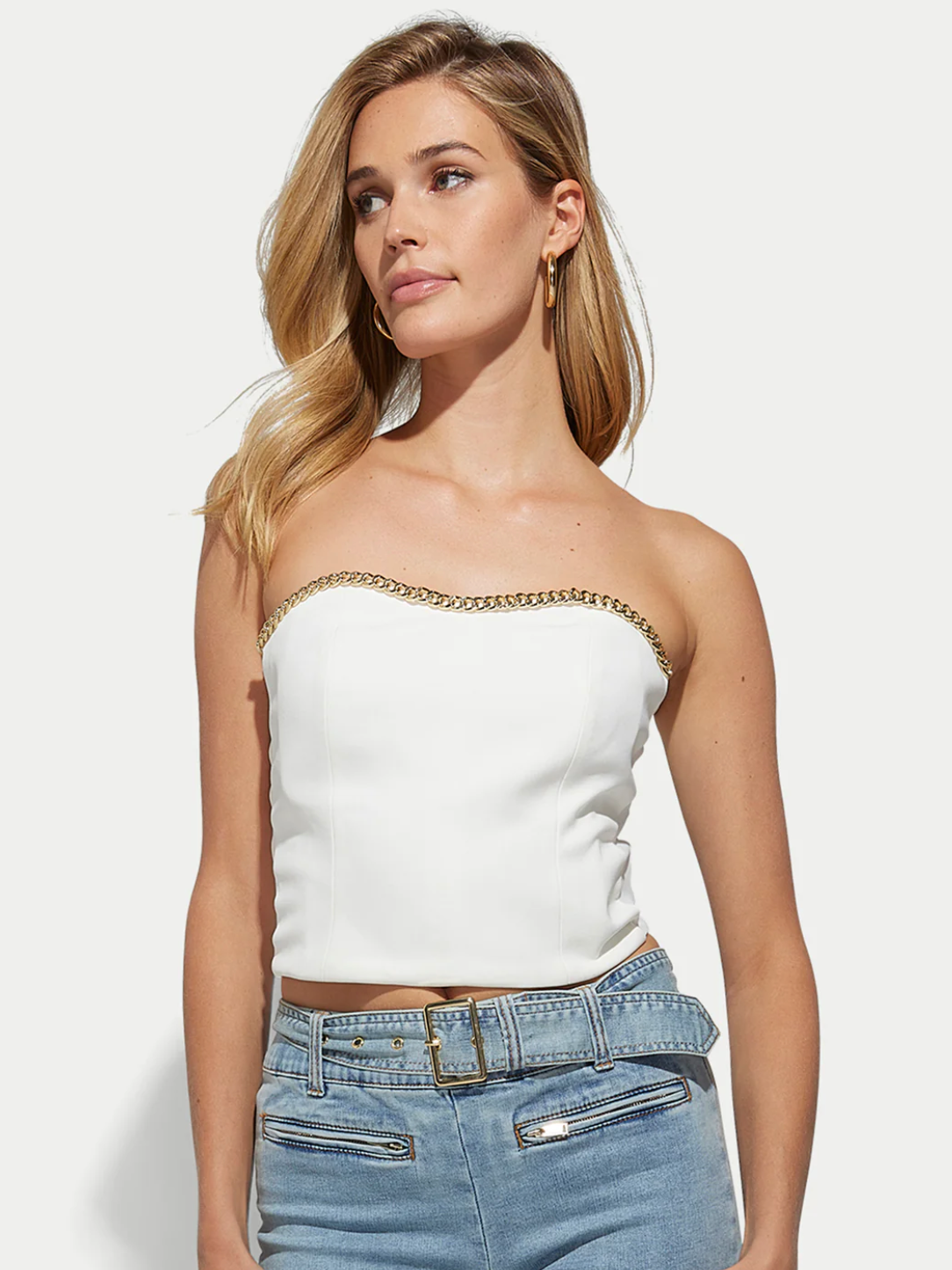 Hazel Crepe Bustier