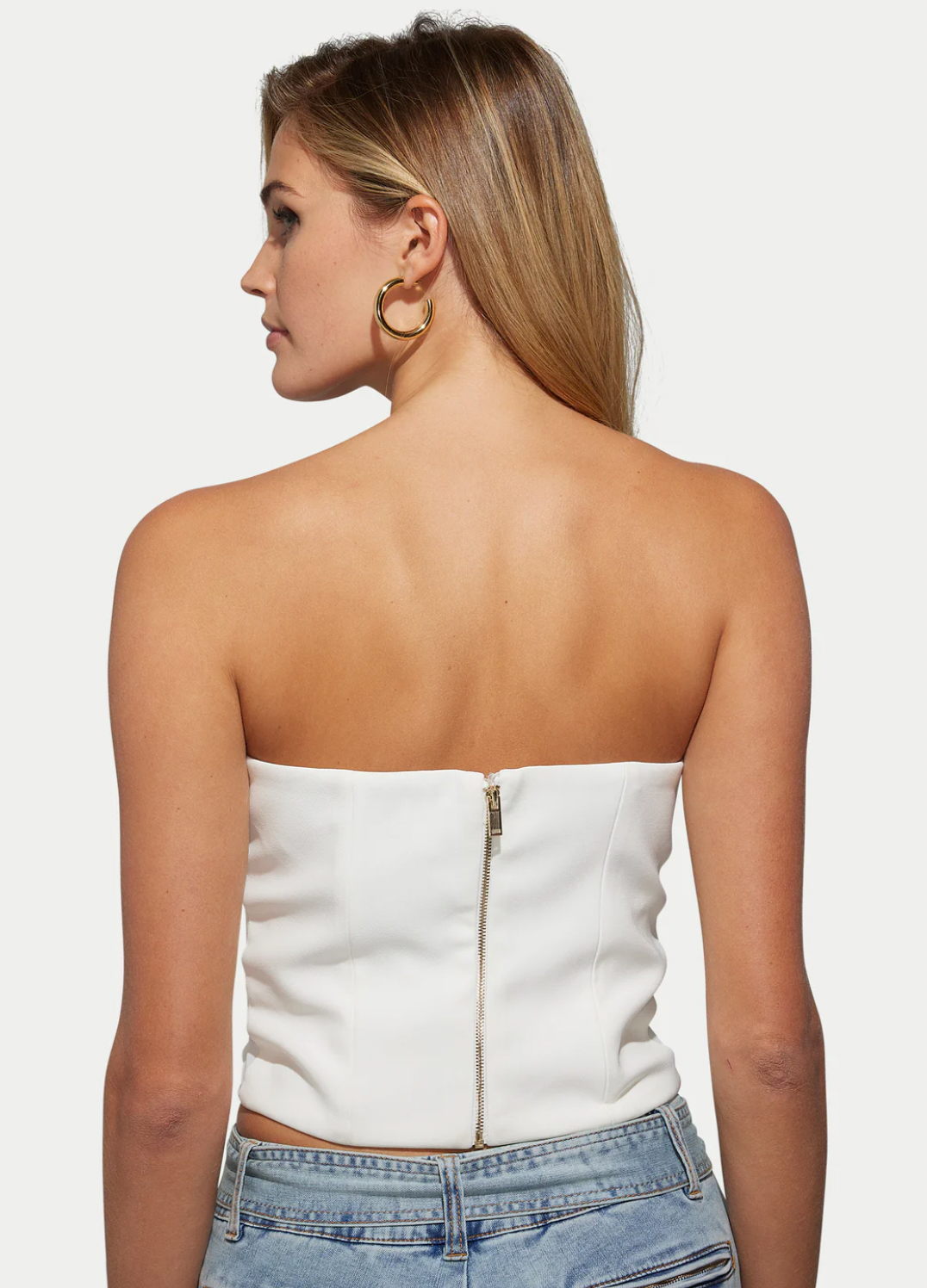 Hazel Crepe Bustier