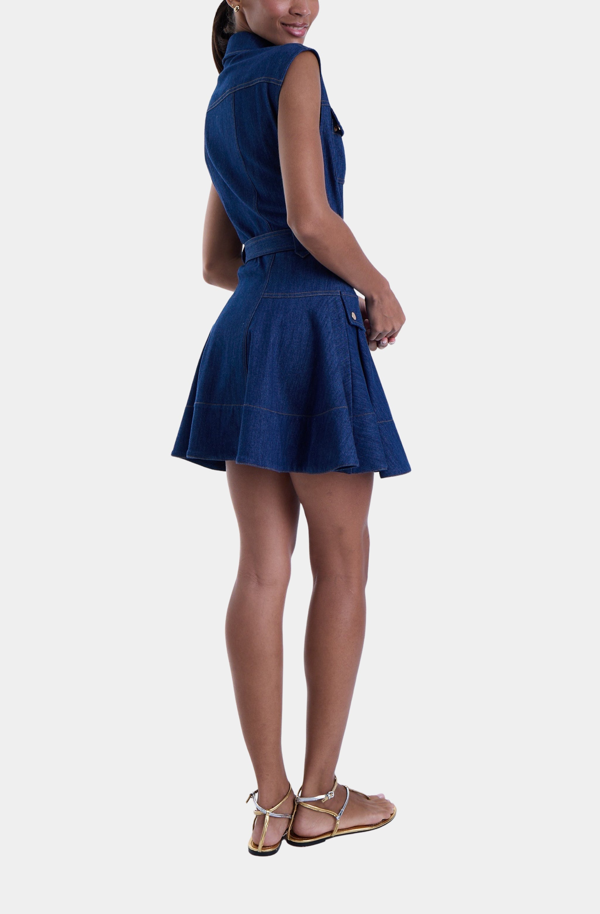 Jenna Denim Mini Dress