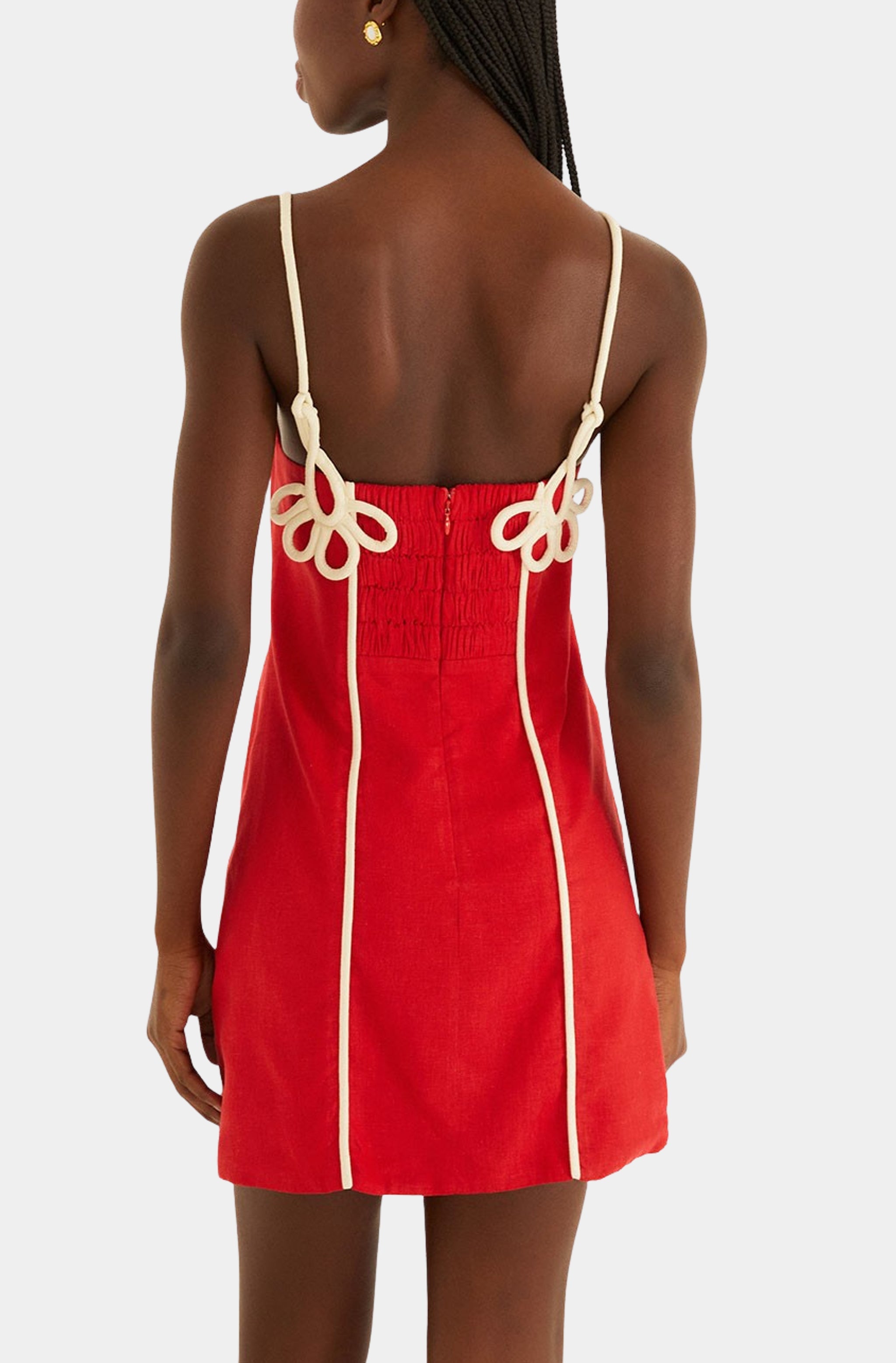 Red Sleeveless Mini Dress