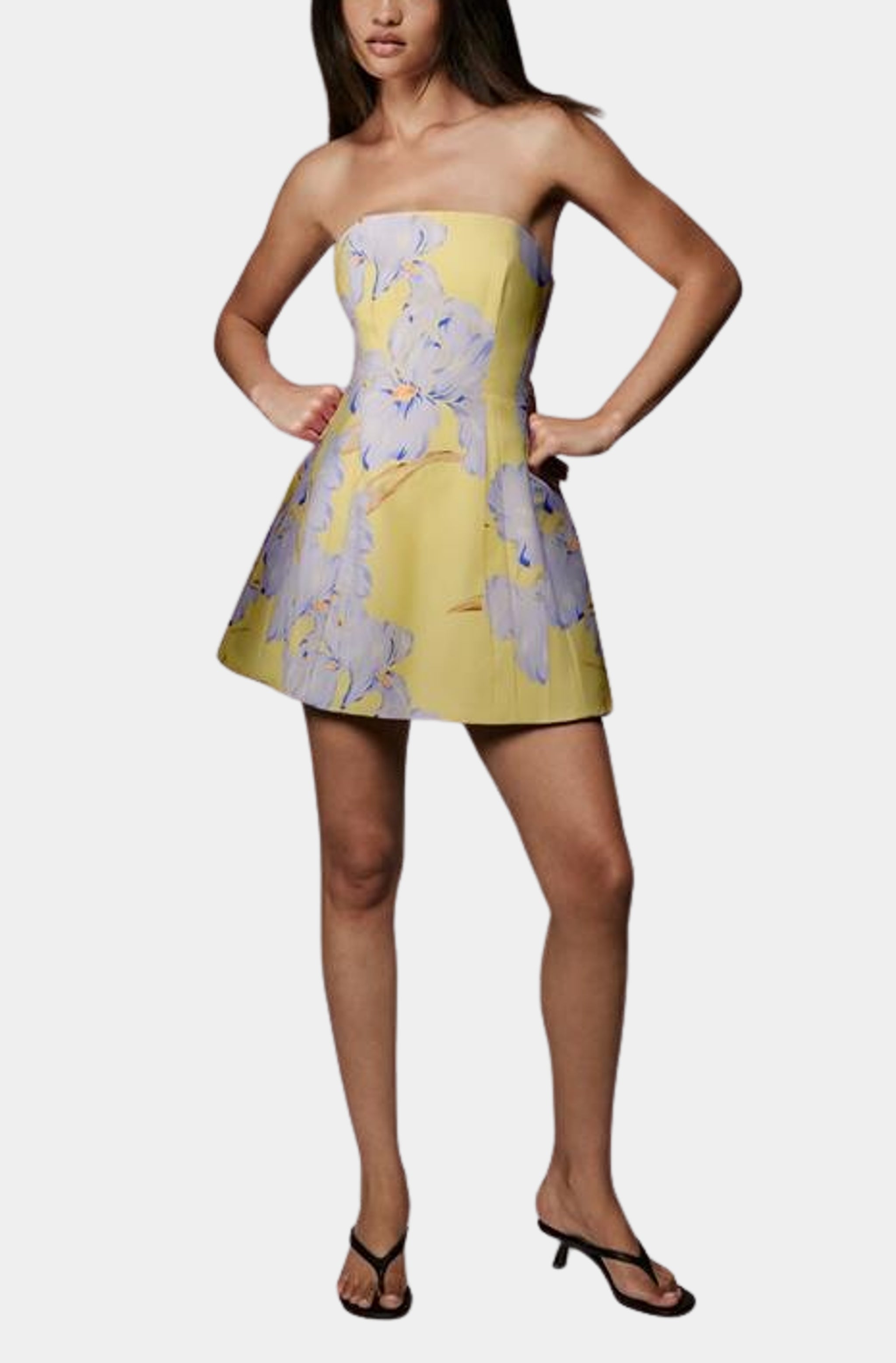 bardot karoline hourglass mini dress Karoline Hourglass Mini Dress In Black