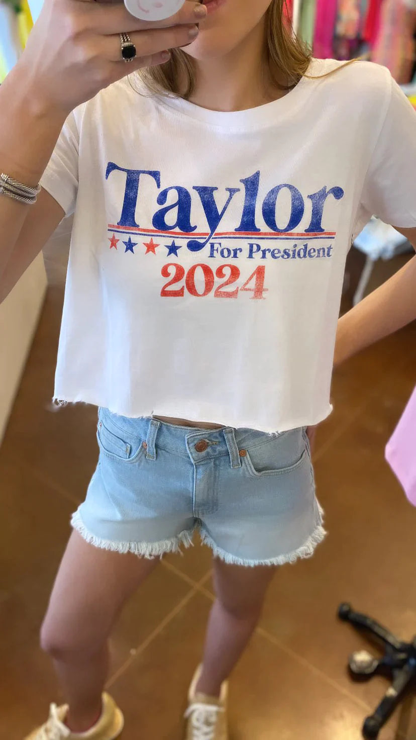 Taylor Election Crop Tee