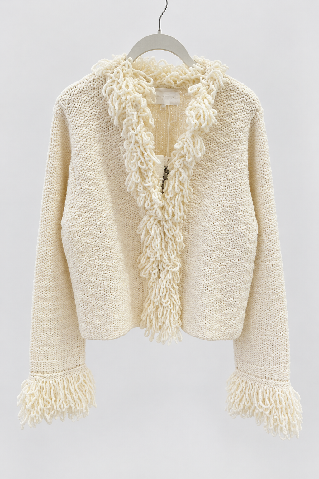Beatrix Sweater in Ivory — front reference