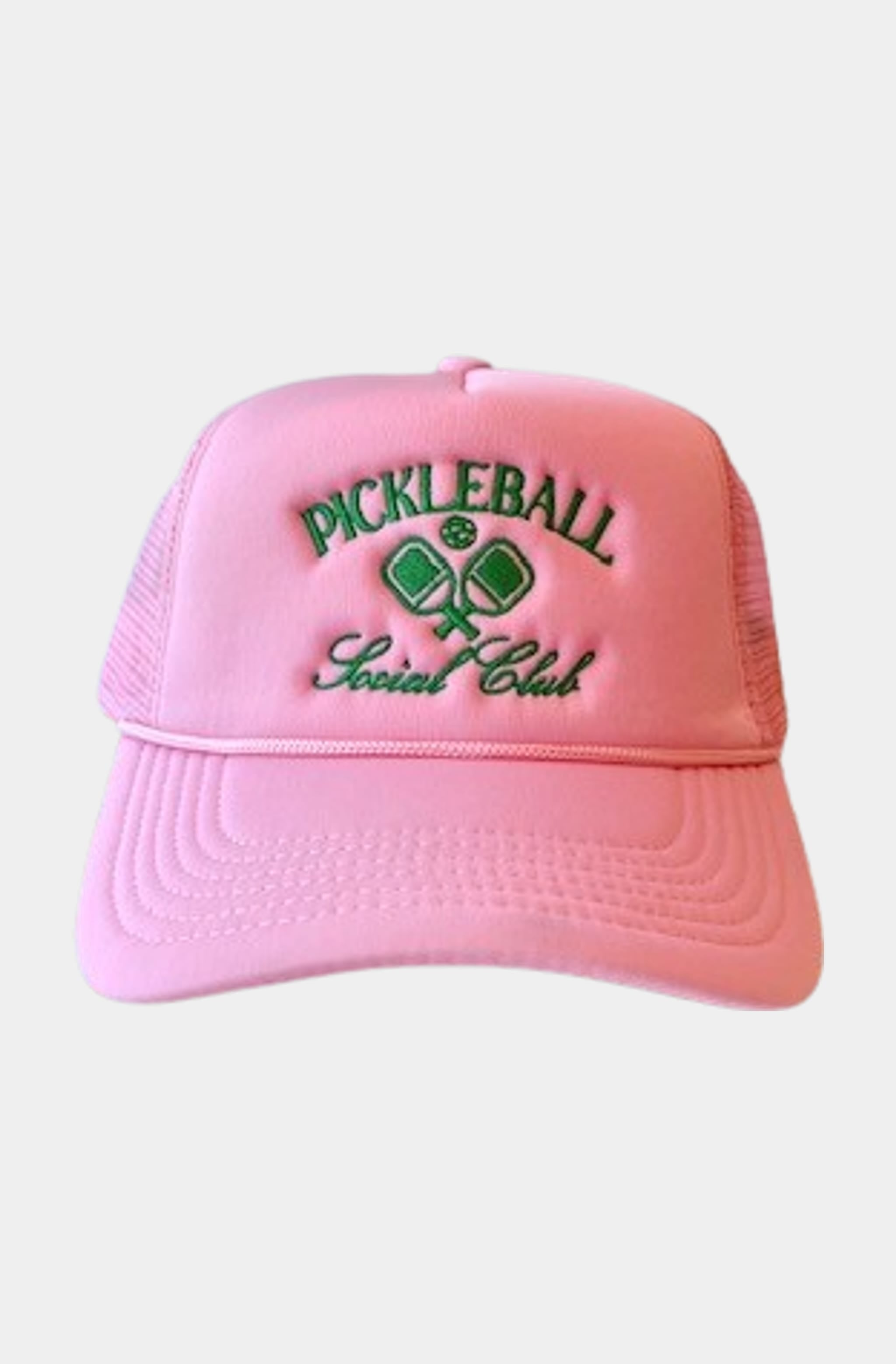 Pickleball Social Club Embroidered Trucker Hat
