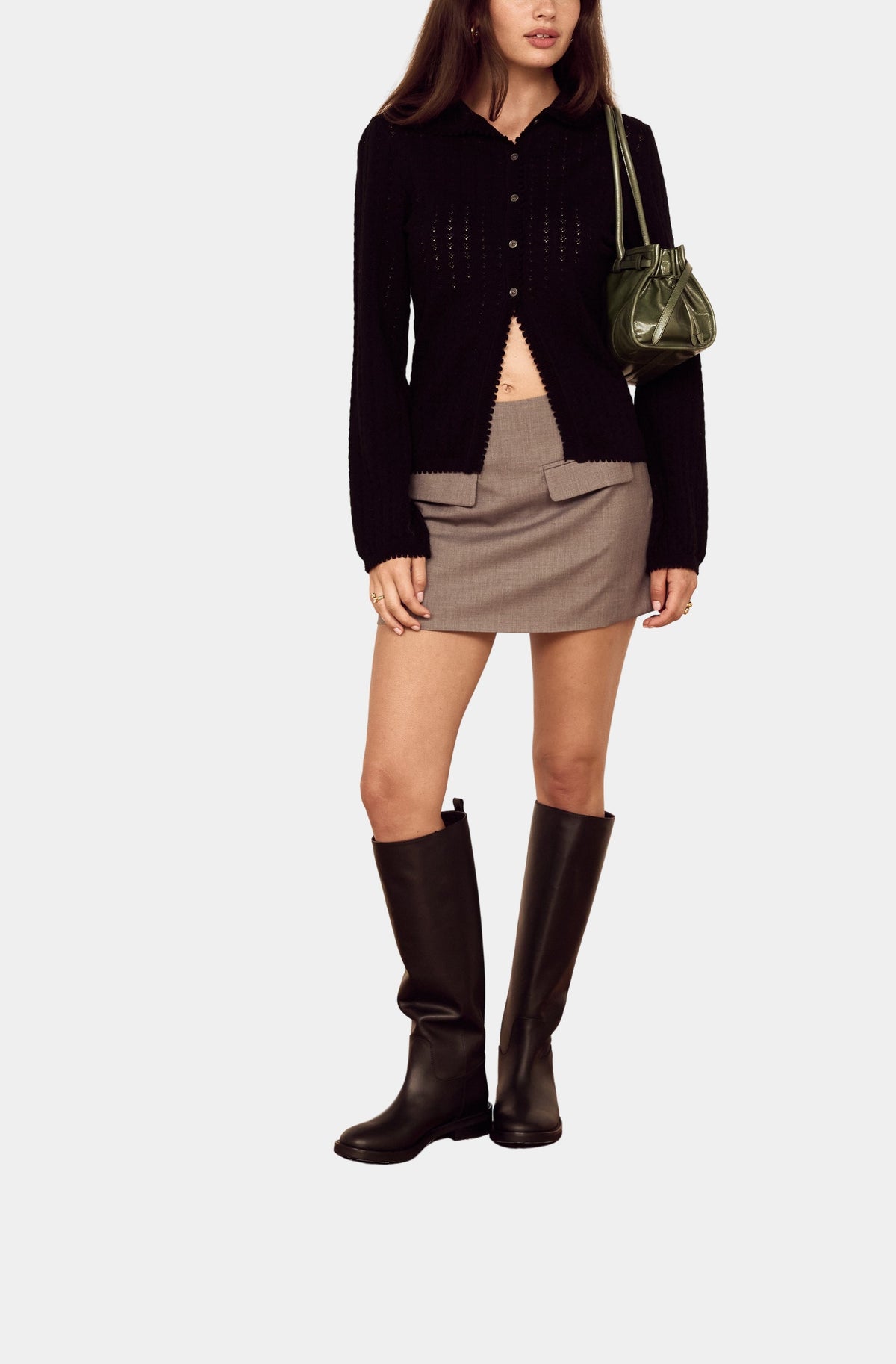Hanna Pointelle Cardigan