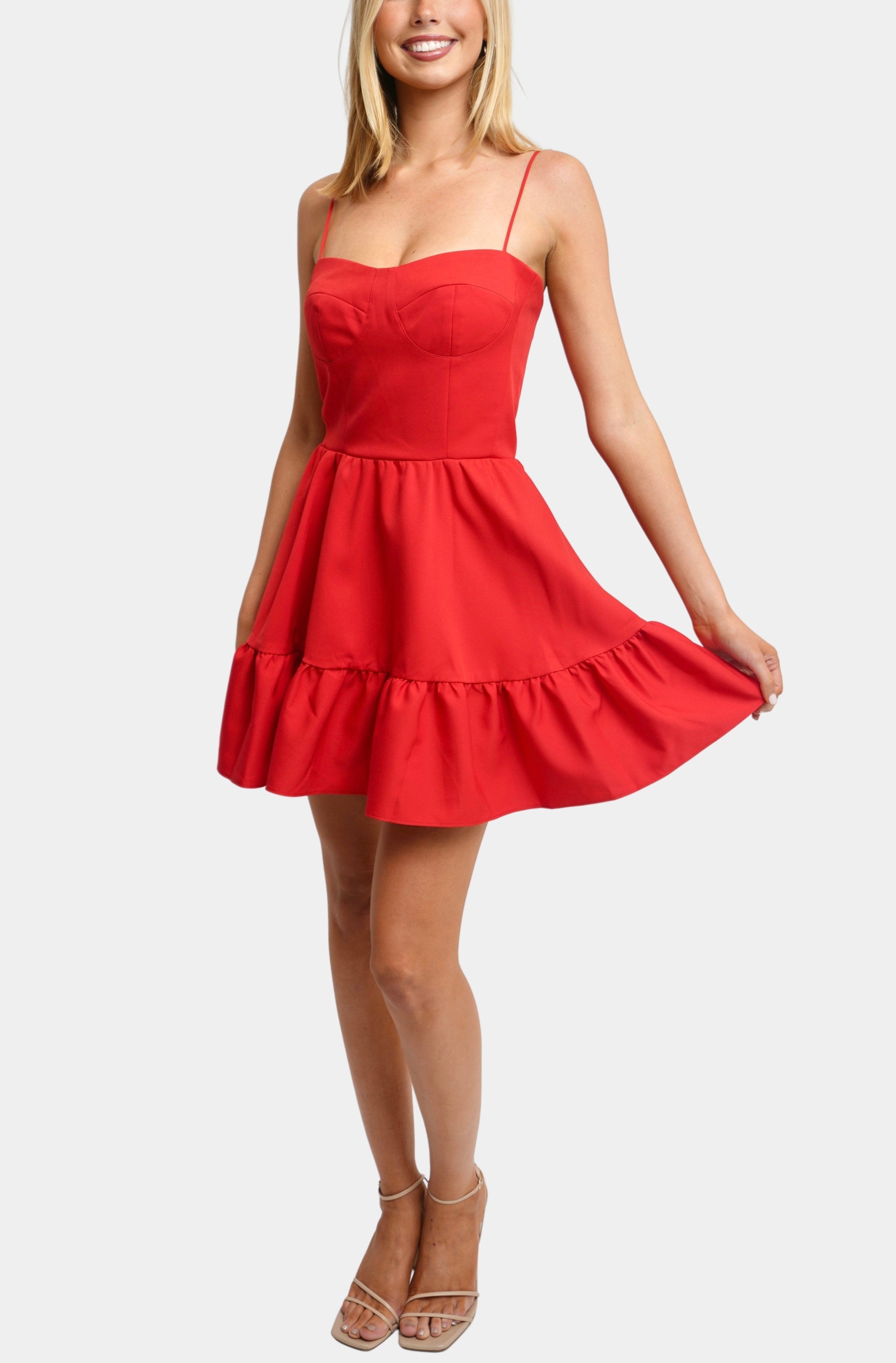 Ganni Dress Red / M